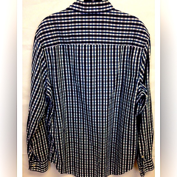 PERRY ELLIS LONG SLEEVE MENS MEDIUM DRESS SHIRT - Picture 15 of 15